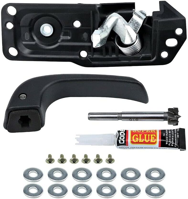 Lelecar 20833606 Driver Side Interior Door Handle for Chevy Silverado/GMC Sierra 1500 2500 3500 2007-2013 Tahoe/Yukon 2007-2014 Replaces 80374 - Image 1